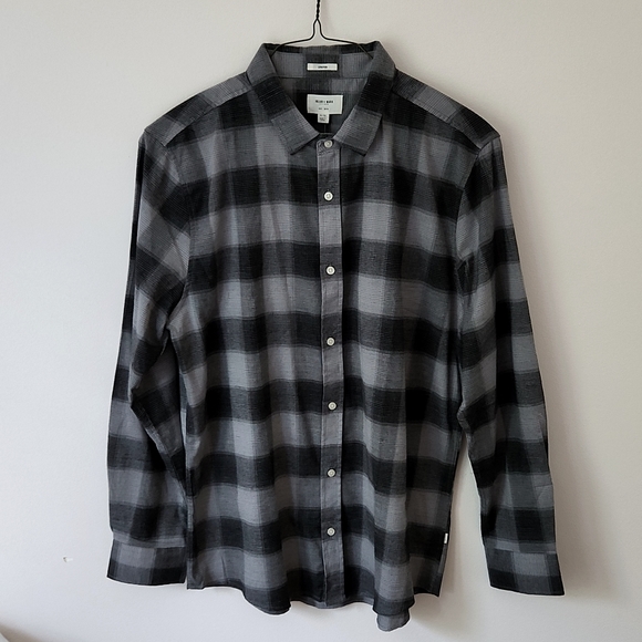 Julian and Mark grey flannel shirt - Picture 1 of 7